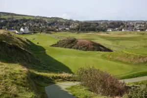 View over Ballycastle Golf cOURSE FROM THE 3RD TEE